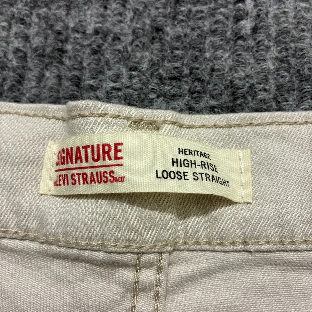 Levi's Signature Heritage High Rise Loose Straight Jeans Womens 18 Vintage Style